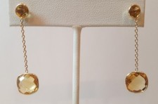 14 Karat Gelbgold Ohrringe mit