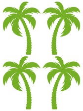 PALMEN AUFKLEBER Deko Sticker
