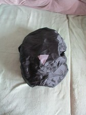 Damen Herren Kinder - REGENCAPE BEZUG für Rucksack schwarz - Gummizug + Öse NEU