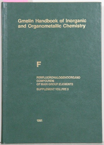 Gmelin handbook inorganic - handbook,