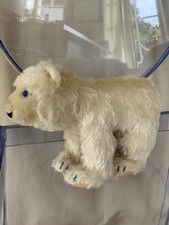 Alter antiker Steiff Eisbär, Teddy Bär / Weißer Teddybär