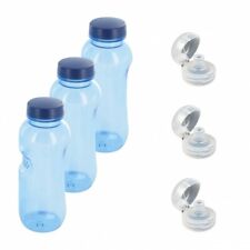 3x Kavodrink Tritan Trinkflasche 0,5 L Wasserflasche BPA frei + 3 x Flip Top