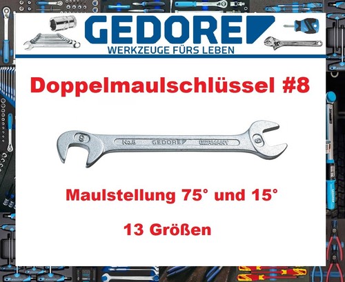 Gedore doppelmaulschlüssel - gedore, #