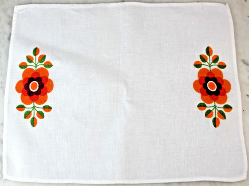 Tischset aus stoff 60er 70er - aus,