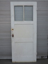 Zimmertür Lichtausschnitt 30er - 40er Glas DIN. rechts / H220 B91,5 S3,5