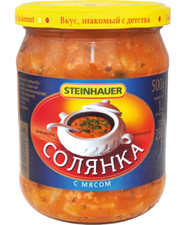 Suppe Soljanka mit Fleisch