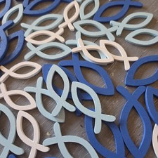 Tischdeko Fische Kommunion