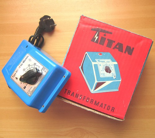 Vintage titan trafo type - type, m