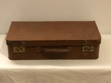 Retro Lederkoffer 1950er braun