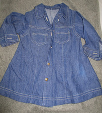 hübsches blaues Mantelkleidchen für die große z.b. Colette Puppe