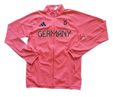 Adidas Deutschland Team Germany Olympia 2024 Sweat Jacke Athleten rot DOSB GER M