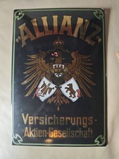 Schild Emaille Allianz