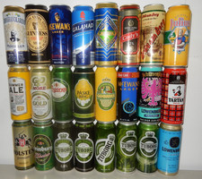 24 schöne Bierdosen aus