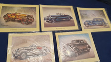 Kunstdrucke Automobil Poster Aral Oldtimer von 1898-1938 in Hüllen