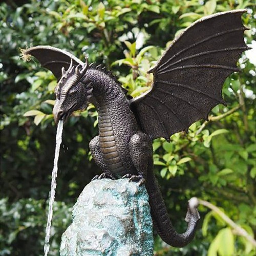 Garten drache statue - garten,