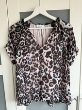 Bluse Damen Bloom XS Leoparden