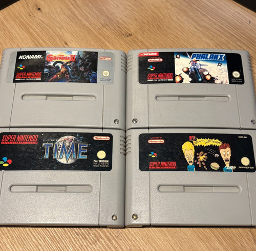 Super nintendo spiele - 4x,