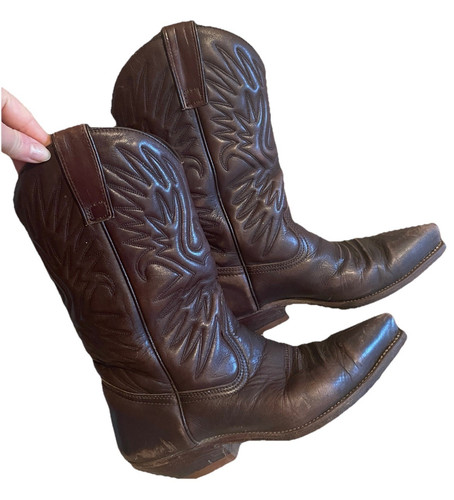 Braune western cowboystiefel - braune, western-/cowboystiefel