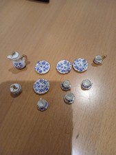 Puppengeschirr Porzellan   Reutter für Puppenhaus  1:12 (?)