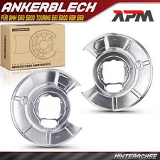 2x Spritzblech Bremsscheibe Hinten für BMW E60 520d Touring E61 520d 6er E63