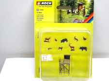 NOCH 12545 TT Im Wald Jagd Hochstand mit Waldtiere Tiere in OVP-Set 103