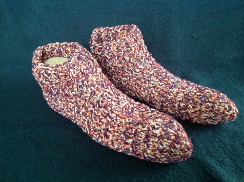 Gestrickte hausschuhe - gestrickte,