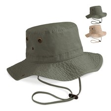 Beechfield Damen Herren Safarihut Buschhut Tropenhut OUTBACK HAT Neu CB789