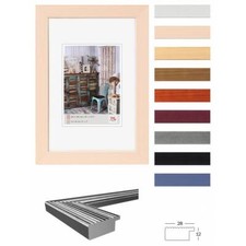 Bilderrahmen Holz Rahmen Grado 10x15 bis 40x60 cm verschiedene Farben