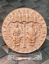 Porzellanmedaille, "1000. JAHRE HOCHSTIFT MEISSEN 968 - 1968"