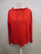 Monari Sweatshirt Pullover Langarm kl. Stehkragen Scuba Stoff rot Gr.40 (M08-01)