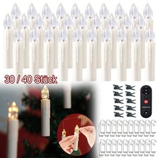 30-40pcs LED Weihnachtskerzen