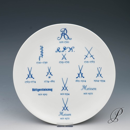 Meissen wandteller wahl - meissen, 1.wahl