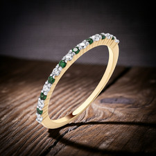 18kt gold smaragd eternity - gold,