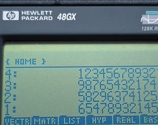 HP48GX 128K RAM Taschenrechner