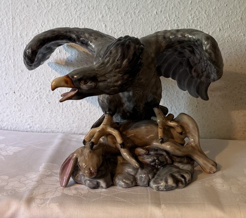 Porzellanfigur adler iris - porzellanfigur,