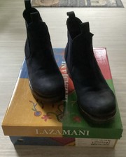 Stiefelette Boots von Lazamani,Dunkelblau Gr. 38 Neuwertig mit Karton 2xgetragen