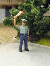 H0 Polizist 1:87 beleuchtet