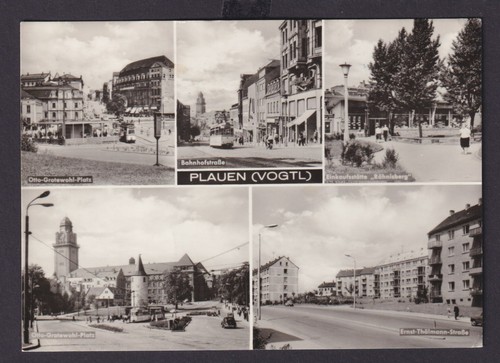 Ansichtskarte plauen vogtland - ansichtskarte,