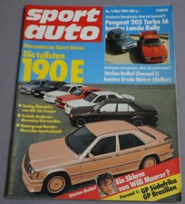 Sport auto mercedes - 5/84, 190