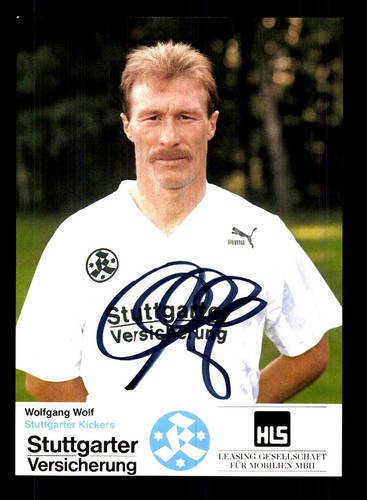Wolfgang wolf autogrammkarte - wolfgang,