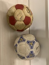 2 x Lederball / Fußball : EM