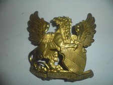 1wk Pickelhaube Emblem Baden Feuerwehr Deutsch  Ungereinigter Fund  1ww