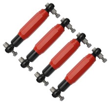 4x Set Radstoßdämpfer rot 2000 3500kg Anhänger Achse für AL-KO Alko Octagon Plus