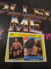 Topps WWF WWE Brock Lesnar Then & Now Legend Wrestling Trading Card