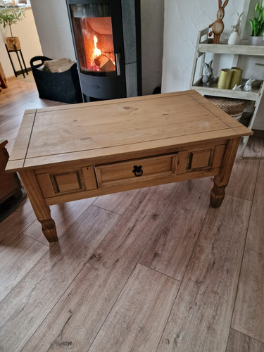 Rechteckiger couchtisch holz - couchtisch,