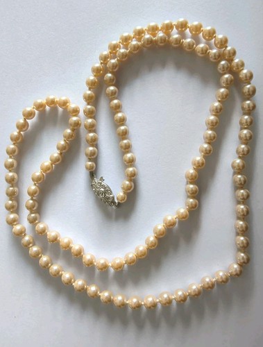 Vintage perlenkette elegant - perlenkette,
