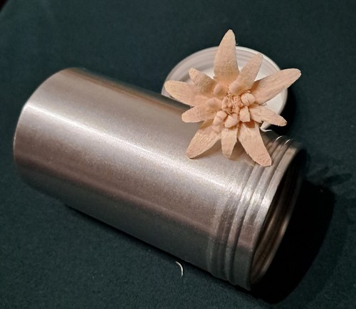 Edelweiss aus zirbenholz - edelweiss,
