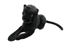Panther 27 cm Plüschtier Schwarz Kuscheltier Stofftier Raubkatze