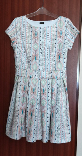 Kleid kurzarm rundhals 40 - kleid,