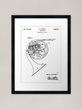 Waldhorn 1949 Patent - Black